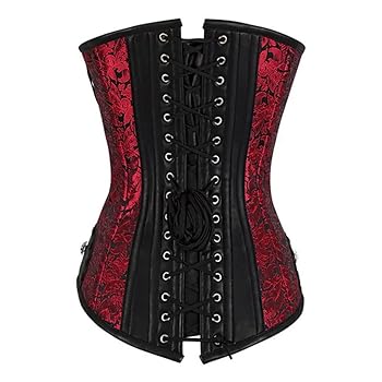 Amazon.com: Generic Women Steampunk Corset Dress Set Sexy